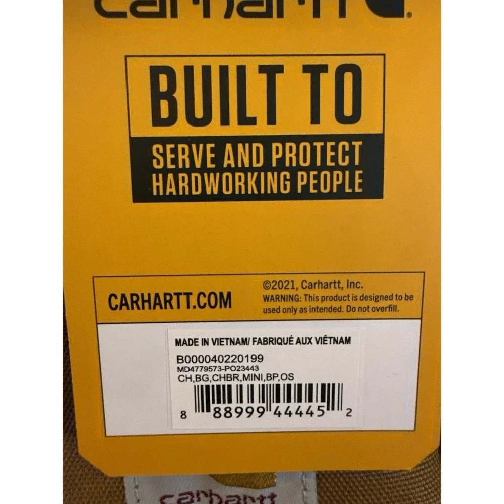 Carhartt Mini Backpack In Brown One Size Unisex‎